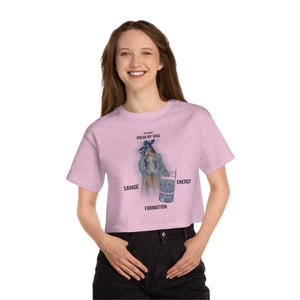 Beyonce Chair Cropped T-Shirt