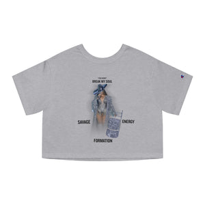 Beyonce Chair Cropped T-Shirt