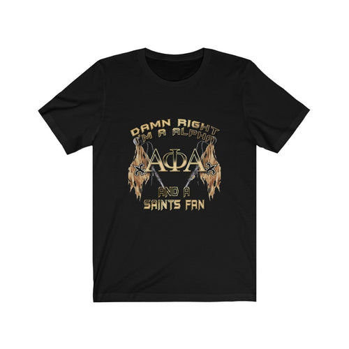 Alpha Phi Alpha Saints Fan Short Sleeve Tee