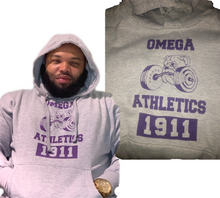 Load image into Gallery viewer, Athletic Bruhz Gray Hooded Sweatshirt, DTG print