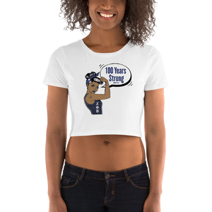 Zeta Phi Beta 100 Years Strong Women's Crop Top