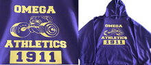 Load image into Gallery viewer, Athletic Bruhz Purple Hoodie, Vinyl print &quot;FREE SHIPPING ON THIS ITEM&quot;