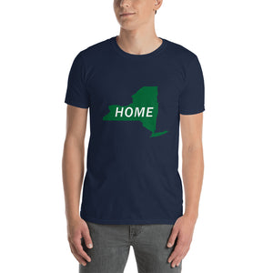 Home New York in Green, Short-Sleeve Unisex T-Shirt (On Gildan brand)