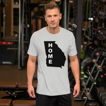 Load image into Gallery viewer, Home Georgia  in Black, Short-Sleeve Unisex T-Shirt (On Bell+Canvas)