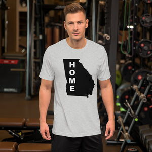 Home Georgia  in Black, Short-Sleeve Unisex T-Shirt (On Bell+Canvas)