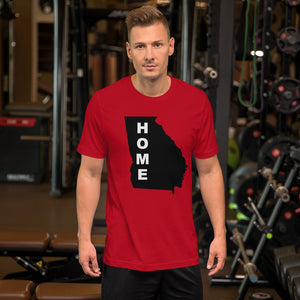 Home Georgia  in Black, Short-Sleeve Unisex T-Shirt (On Bell+Canvas)