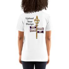 Load image into Gallery viewer, YOUR PERSONAL DESIGN on Short-Sleeve Unisex T-Shirt, Bella+Canvas 3001, FRONT AND BACK