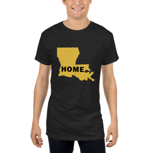 Home Louisiana in Gold (shirt type/Bella+Canvas Unisex)