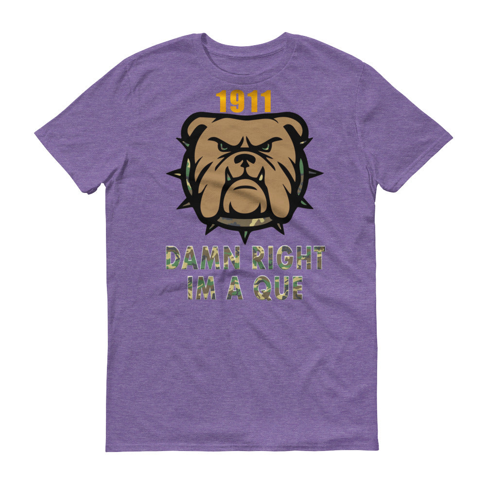 I'm a Que!!!  Short-Sleeve T-Shirt   PURPLE