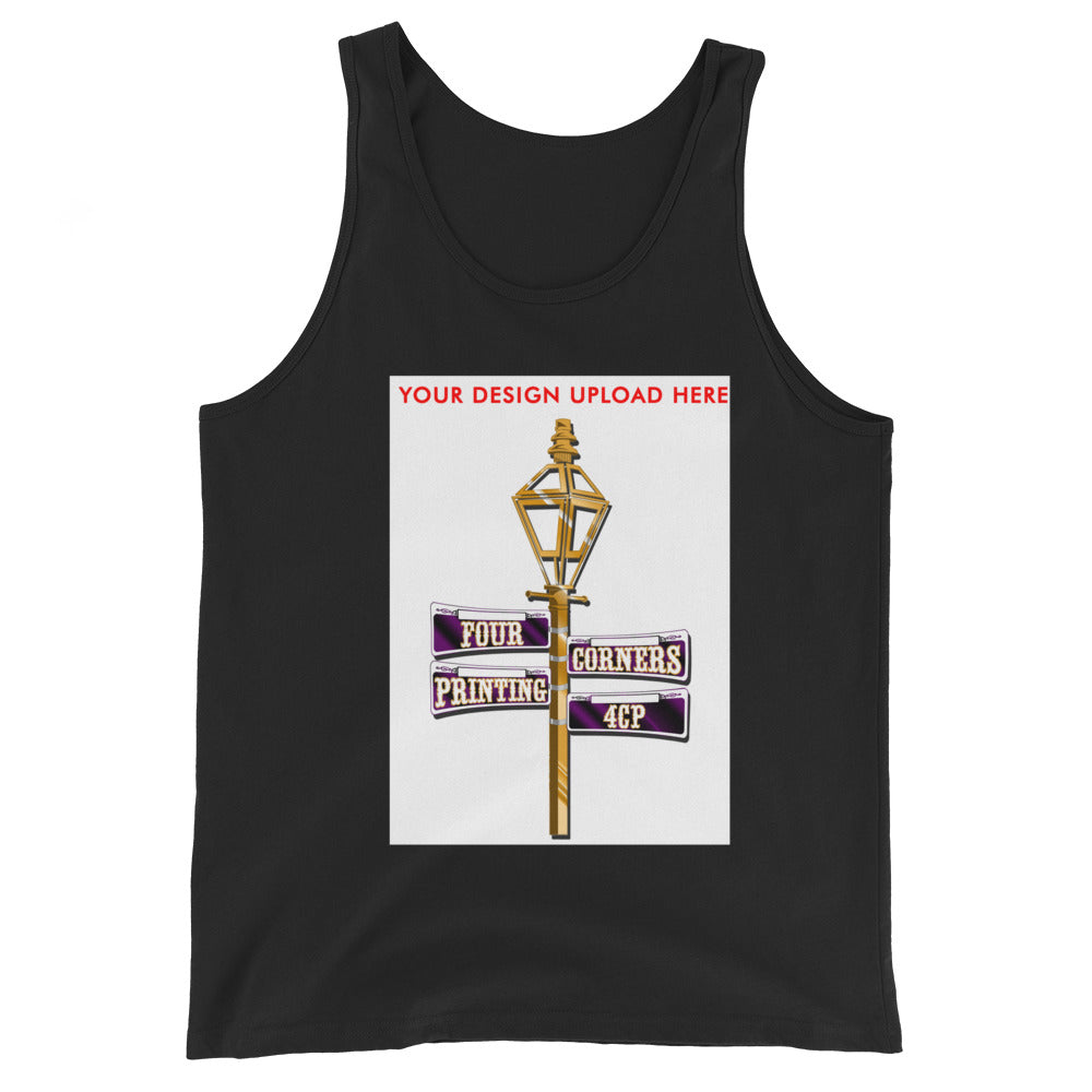 YOUR PERSONAL DESIGN ON BELLA+CANVAS 3480 Unisex  Tank Top