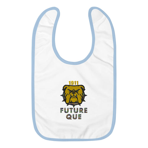 FUTURE QUE Embroidered Baby Bib
