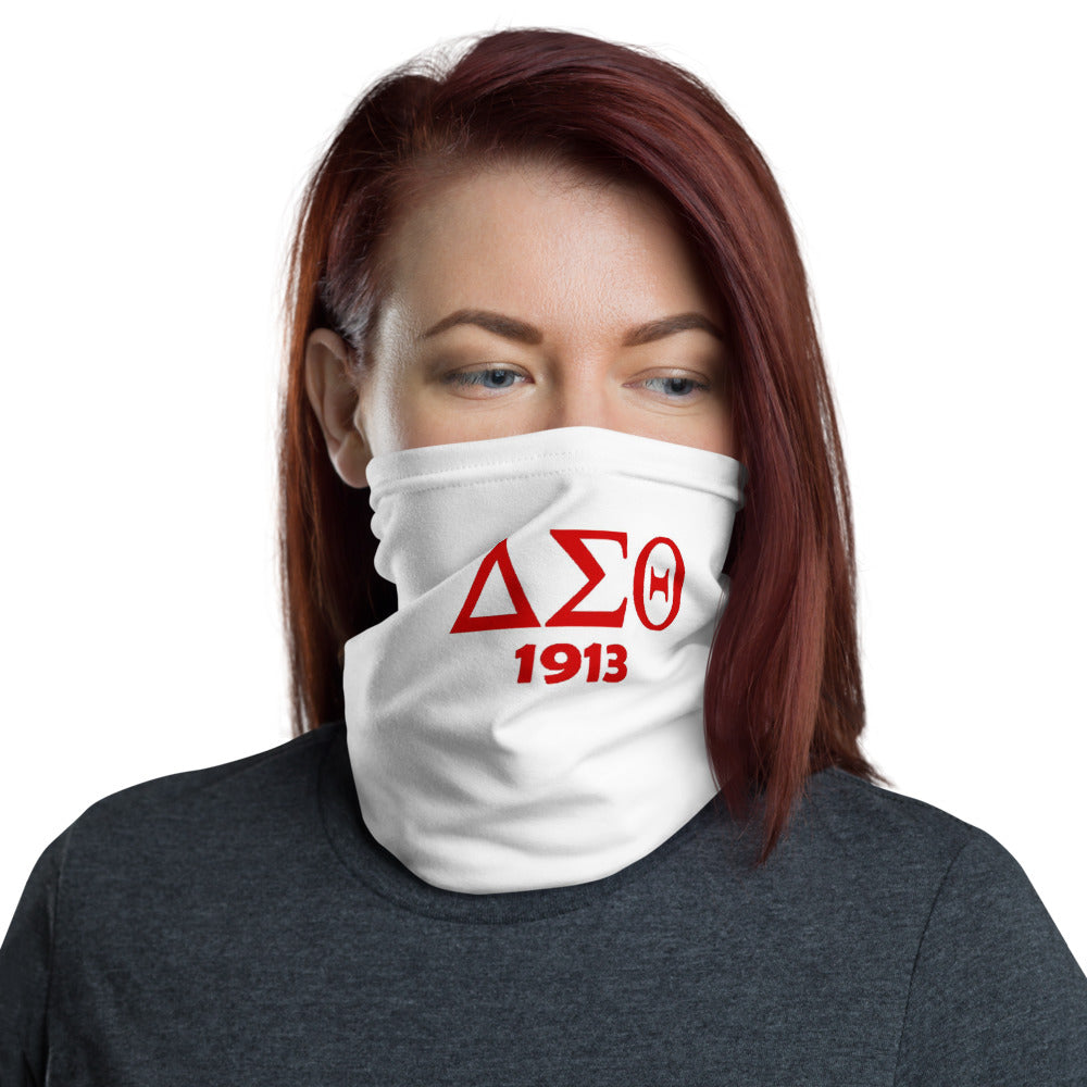Delta Sigma Theta #4 Face Mask & Cover Neck Gaiter