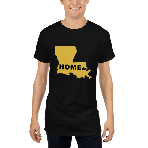Home Louisiana in Gold (shirt type/Bella+Canvas Unisex)