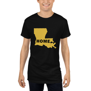 Home Louisiana in Gold (shirt type/Bella+Canvas Unisex)