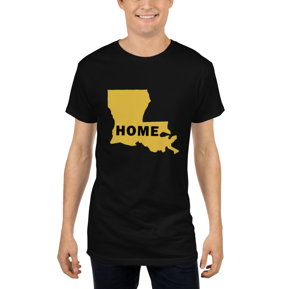 Home Louisiana in Gold (shirt type/Bella+Canvas Unisex)