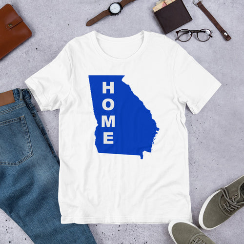 Home Georgia in Blue, Short-Sleeve Unisex T-Shirt