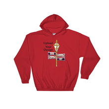 Load image into Gallery viewer, Gildan 18500 Unisex Heavy Blend Hooded Sweatshirt FRONT AND BACK