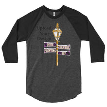 Load image into Gallery viewer, YOUR PERSONAL DESIGN (On American Apparel Baseball shirt, 3/4 sleeve raglan shirt)