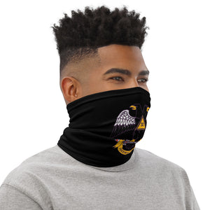 32nd Black Face Mask Cover & Neck Gaiter