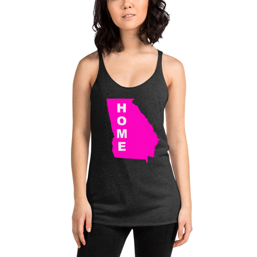 Home Georgia in Pink, Women's Racerback Tank