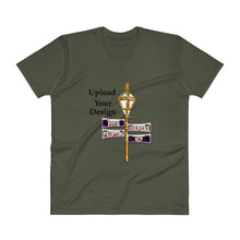 Load image into Gallery viewer, YOUR PERSONAL DESIGN on V-Neck T-Shirt