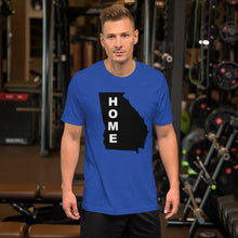Load image into Gallery viewer, Home Georgia  in Black, Short-Sleeve Unisex T-Shirt (On Bell+Canvas)