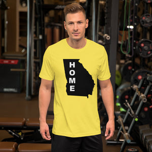 Home Georgia  in Black, Short-Sleeve Unisex T-Shirt (On Bell+Canvas)