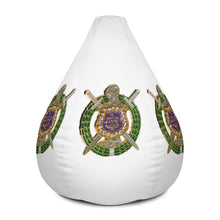 Load image into Gallery viewer, Omega Psi Phi Bean Bag Chair w/ filling