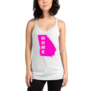 Home Georgia in Pink, Women's Racerback Tank