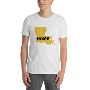 Home Louisiana in Gold (shirt/Gildan Unisex)
