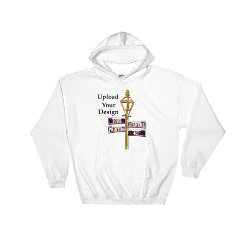Gildan 18500 Unisex Heavy Blend Hooded Sweatshirt FRONT AND BACK