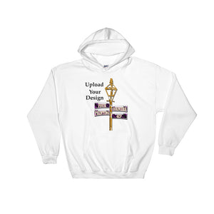 Gildan 18500 Unisex Heavy Blend Hooded Sweatshirt FRONT AND BACK