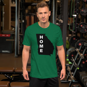 Home Georgia  in Black, Short-Sleeve Unisex T-Shirt (On Bell+Canvas)