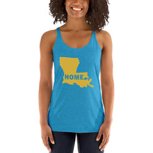 Load image into Gallery viewer, Home Louisiana in Gold, Women&#39;s Racerback Tank