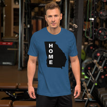 Load image into Gallery viewer, Home Georgia  in Black, Short-Sleeve Unisex T-Shirt (On Bell+Canvas)