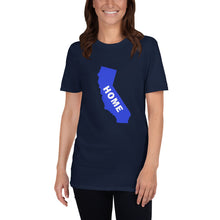 Load image into Gallery viewer, Home California In Blue, Short-Sleeve Unisex T-Shirt (On Gildan brand)