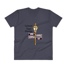 Load image into Gallery viewer, YOUR PERSONAL DESIGN on V-Neck T-Shirt
