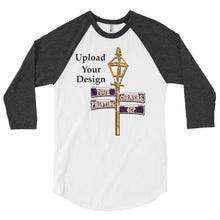 Load image into Gallery viewer, YOUR PERSONAL DESIGN (On American Apparel Baseball shirt, 3/4 sleeve raglan shirt)